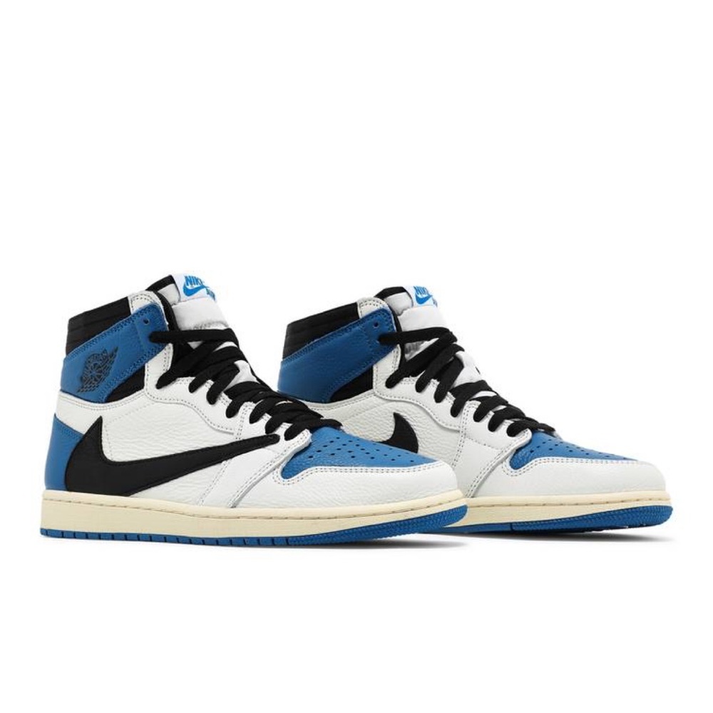 Fragment Design x Travis Scott × Air Jordan 1 Retro High US M size 8.5 (US W 10)